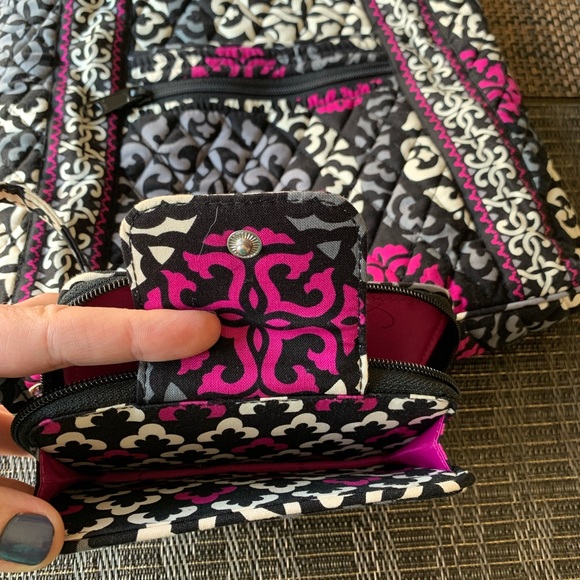 Vera Bradley crossbody purse and wristlet wallet - Picture 3 of 11
